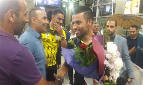 استقبال از محمد گنج خانلو قهرمان