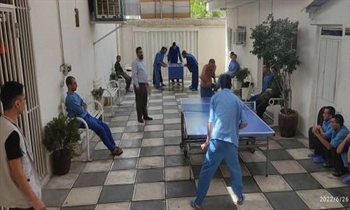 برگزاری مسابقات ورزشی میان مددجویان