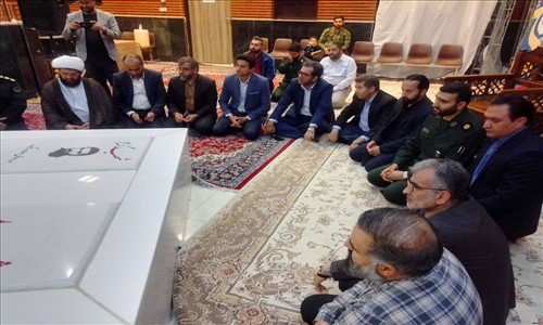 بازدید فرماندار قدس و امام جمعه