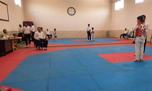 برگزاری مسابقات تکواندو پسران در
