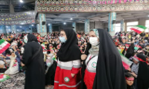 پوشش امدادی همایش 5 مرداد مصلی