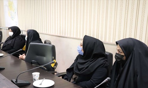 تجلیل فرماندار شهرستان قدس از بانوان