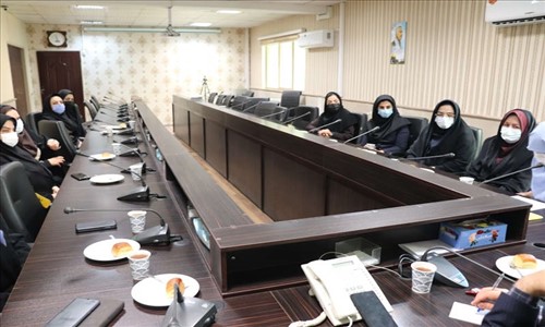 تجلیل فرماندار شهرستان قدس از بانوان