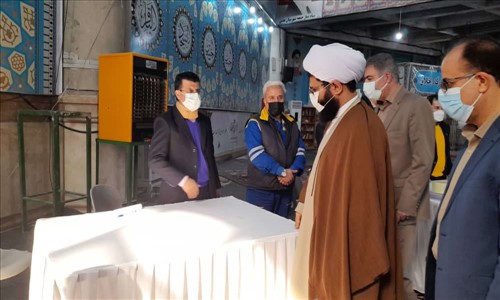 برگزاری میز خدمت مسئولین در مصلی