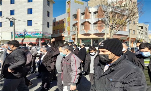 راهپیمایی شهروندان شهرستان قدس