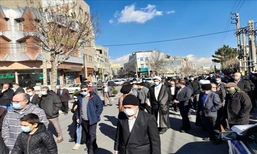 راهپیمایی شهروندان شهرستان قدس