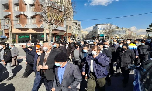 راهپیمایی شهروندان شهرستان قدس