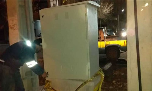 نصب درب های تابلو برق های سطح شهر