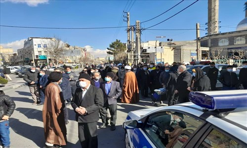 راهپیمایی شهروندان شهرستان قدس