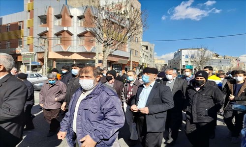 راهپیمایی شهروندان شهرستان قدس