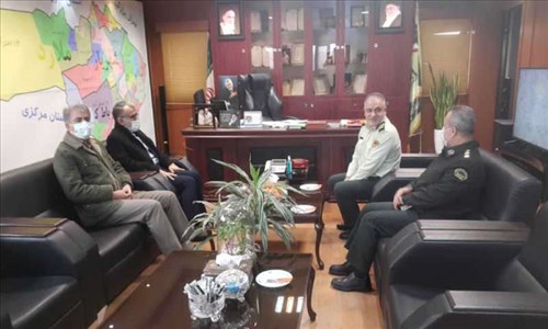 دیدار فرماندار شهرستان قدس با فرمانده