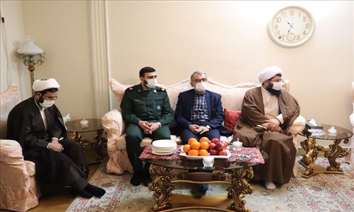 دیدار فرماندار  قدس با جانبازان