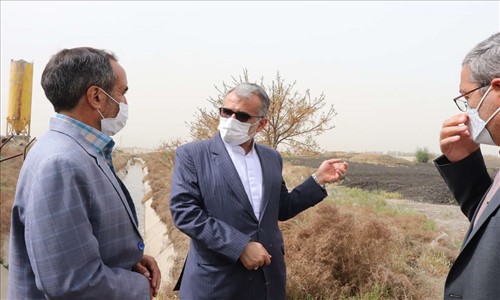 بازدید فرماندار از تصفیه خانه آب