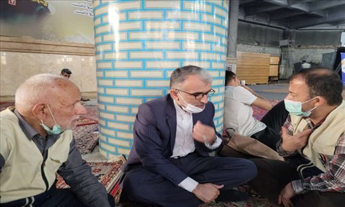 دیدار چهره به چهره فرماندار شهرستان