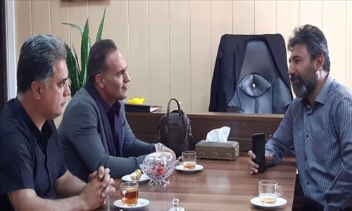دیدار اعضای هیات هاکی با رییس اداره