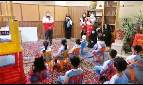 غنچه های هلا احمر شهرستان قدس
