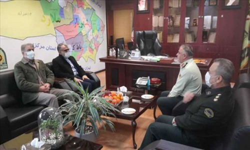 دیدار فرماندار شهرستان قدس با فرمانده