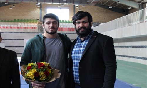 استقبال از قهرمان ورزشی شهر قدسی

