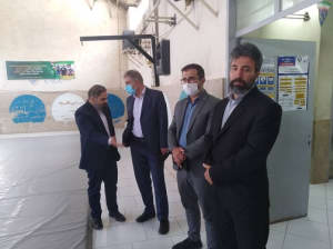 بازدید مسئولین شهری از مجموعه ورزشی
