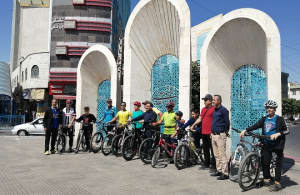 همایش دوچرخه سواری به مناسبت هفته