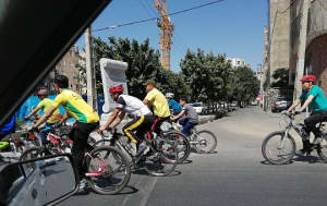 همایش دوچرخه سواری به مناسبت هفته