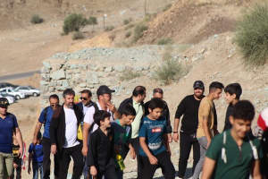  همایش کوهپیمایی خانوادگی در روستای