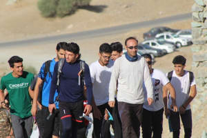  همایش کوهپیمایی خانوادگی در روستای