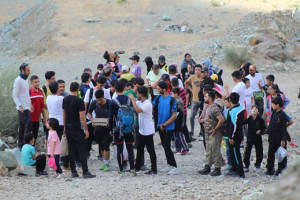  همایش کوهپیمایی خانوادگی در روستای