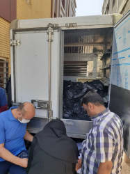 70 بسته گوشت گرم میان مددجویان