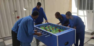 برگزاری مسابقات ورزشی میان مددجویان