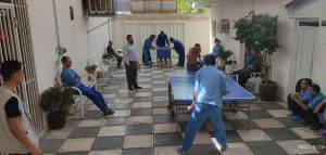 برگزاری مسابقات ورزشی میان مددجویان