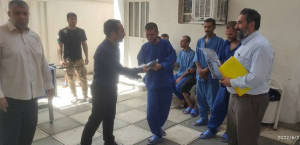 برگزاری مسابقات ورزشی میان مددجویان