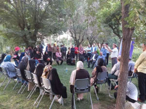 دورهمی مشق قلم در شهرستان قدس