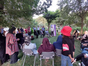 دورهمی مشق قلم در شهرستان قدس