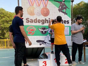 برگزاری مسابقات اسکیت خردسالان