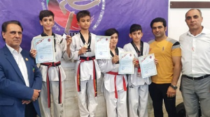 برگزاری مسابقات تکواندو پسران در