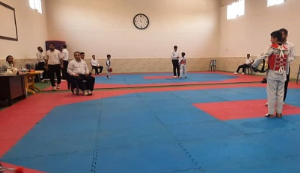 برگزاری مسابقات تکواندو پسران در