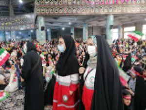 پوشش امدادی همایش 5 مرداد مصلی