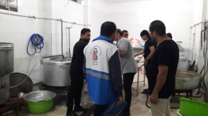 بازدید و نظارت بهداشتی از هیئات