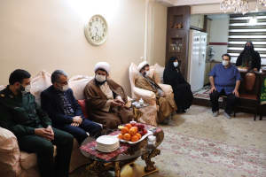 دیدار فرماندار  قدس با جانبازان