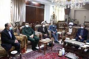 دیدار فرماندار  قدس با جانبازان
