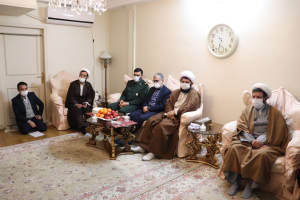 دیدار فرماندار  قدس با جانبازان