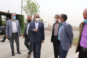 بازدید فرماندار از تصفیه خانه آب
