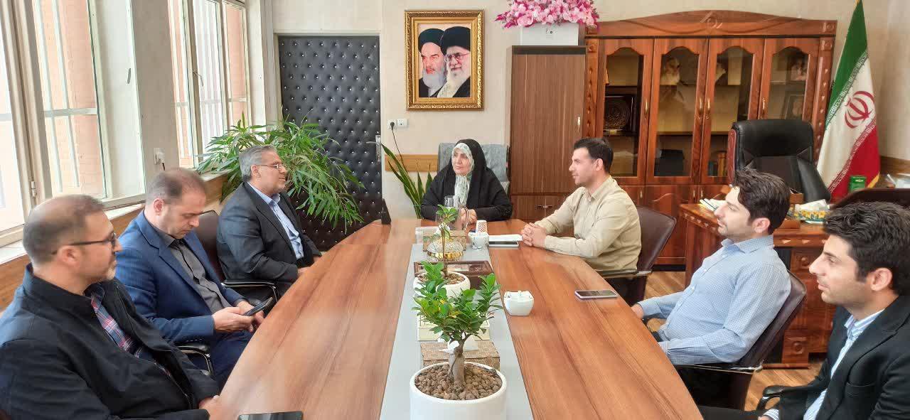 دیدار رئیس اداره جهاد کشاورزی شهرستان با بخشداری مرکزی قدس