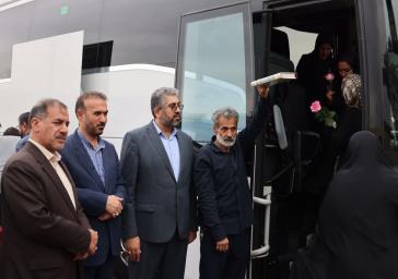 کاروان دوم خانواده‌های معظم شهدای شهرستان قدس عازم سفر زیارتی کربلای معلی شد